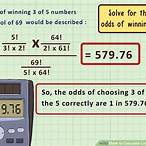 how to calculate lottery odds